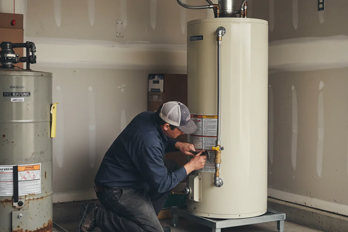 Water heater and shutoff valve replacement in Pacific Palisades